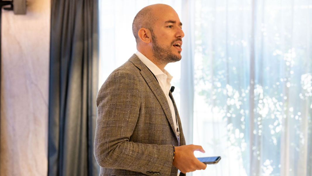 Luca Padovan at YPO event